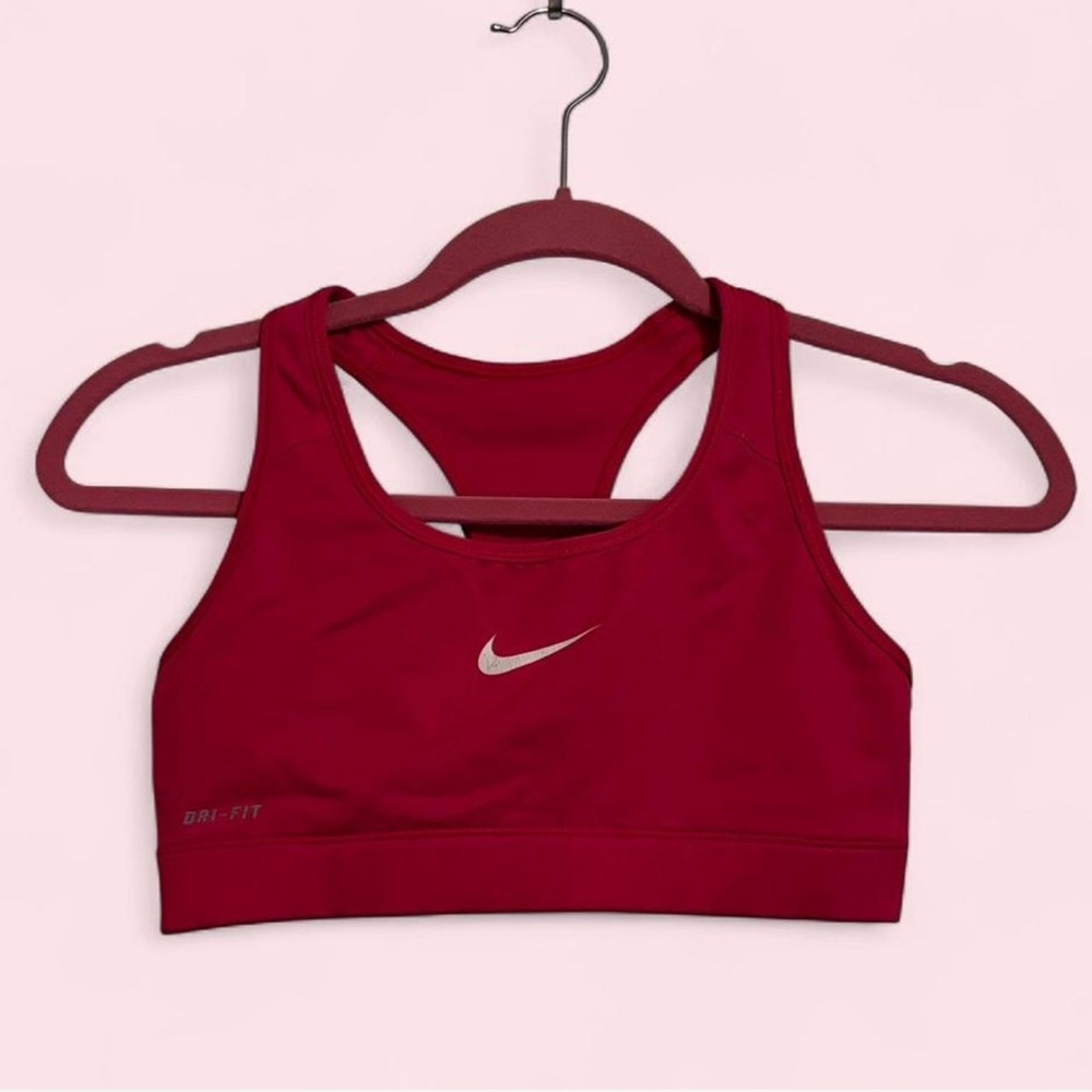 Nike Magenta/hot pink Dri-FIT Racerback Sports Bra
